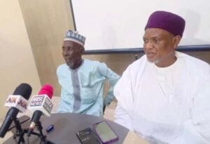 Ahmed Isa Bello, fathers-in-law of Maryam Sanda (L)