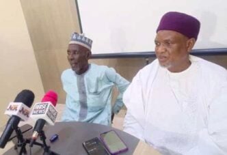 Ahmed Isa Bello, fathers-in-law of Maryam Sanda (L)