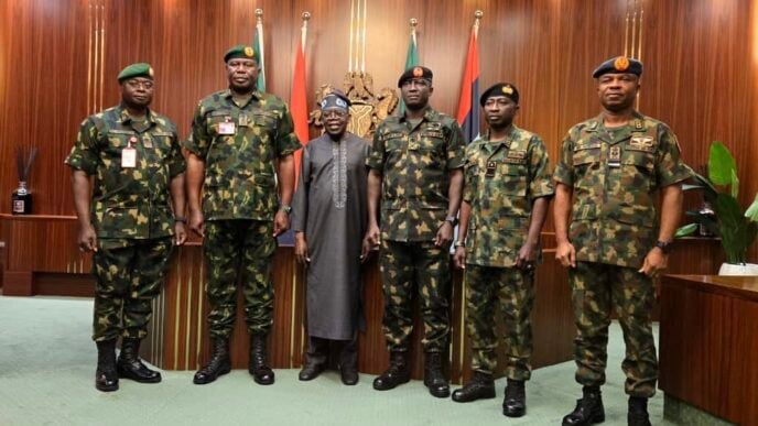 the new service chiefs