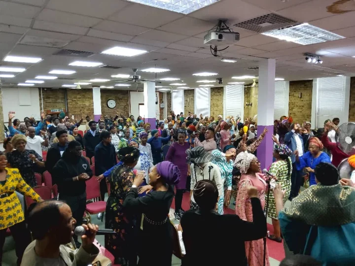 Worship at the MFM revival and deliverance centre in London, UK | File photo: MFM