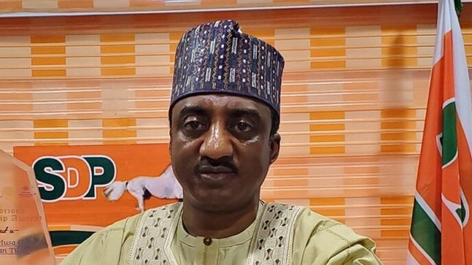 Shehu Gabam, factional national chairman of the Social Democratic Party (SDP)