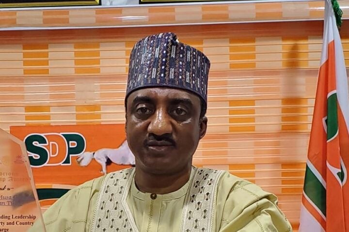 Shehu Gabam, factional national chairman of the Social Democratic Party (SDP)