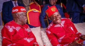 President Bola Tinubu and Chukwuma Soludo, governor of Anambra, during his visit to the state in May