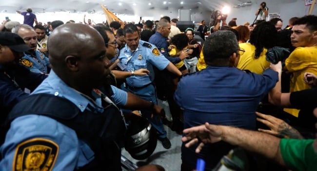 Indigenous protesters clash with security at COP30 in Brazil