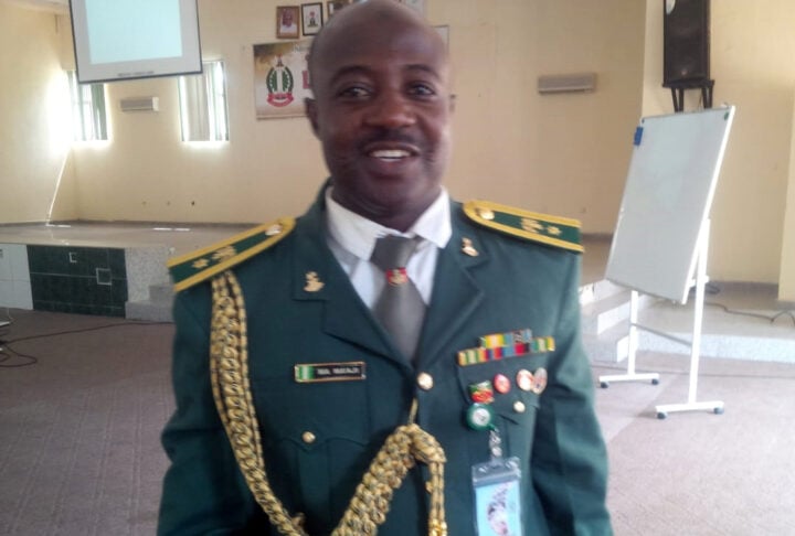 Mohammed Ma'aji, a colonel regarded by investigators as the coordinator of the alleged plot to topple Nigeria's democracy