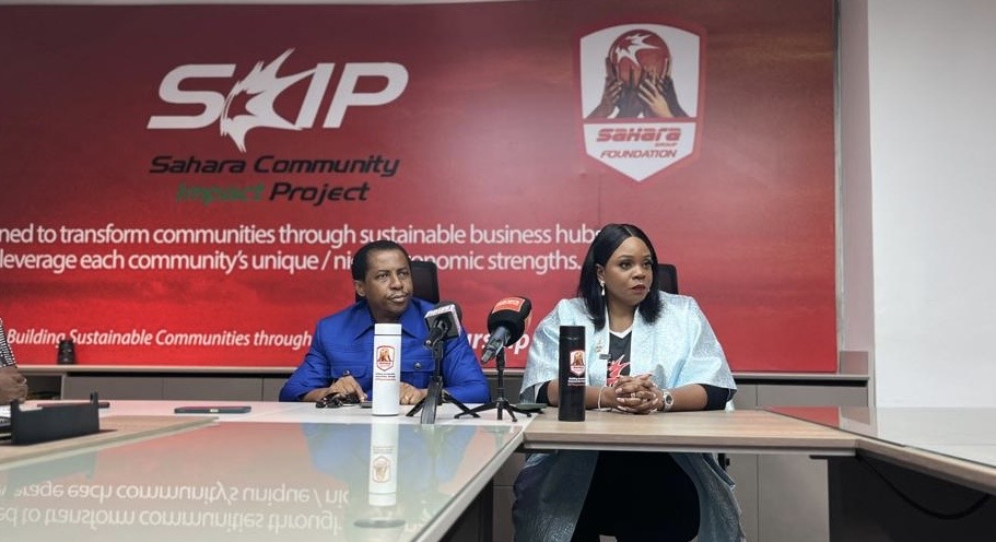 Bethel Obioma, head, corporate communications at Sahara Group; Chidilim Menakaya, director of Sahara Group Foundation