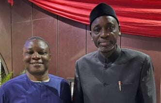 Osoba Otaigbe (L) and Ayo Omotayo