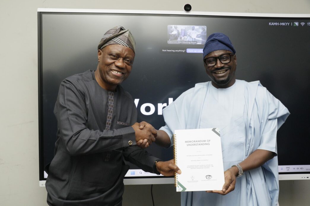 Adeyemi Adeniran, statistician-general of the federation/chief executive officer of NBS, and Abba Abubakar Aliyu, managing director/chief executive officer of REA