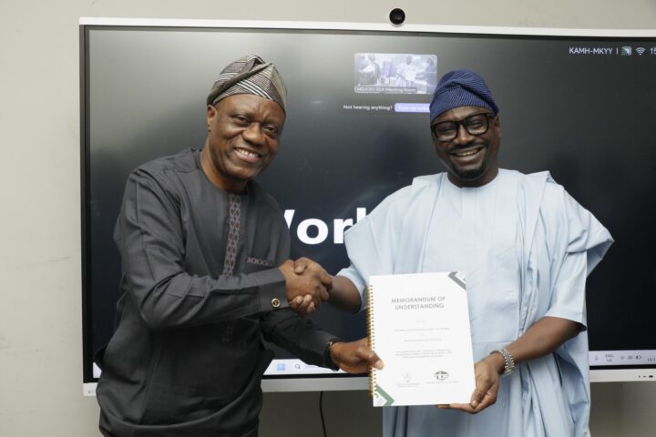 Adeyemi Adeniran, statistician-general of the federation/chief executive officer of NBS, and Abba Abubakar Aliyu, managing director/chief executive officer of REA